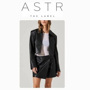 263$ NWOT ASTR The Label faux leather jackets